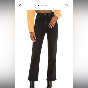 Agolde Pinch Waist High Rise Kick Flare in Panoramic size 28